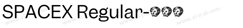 SPACEX Regular字体转换